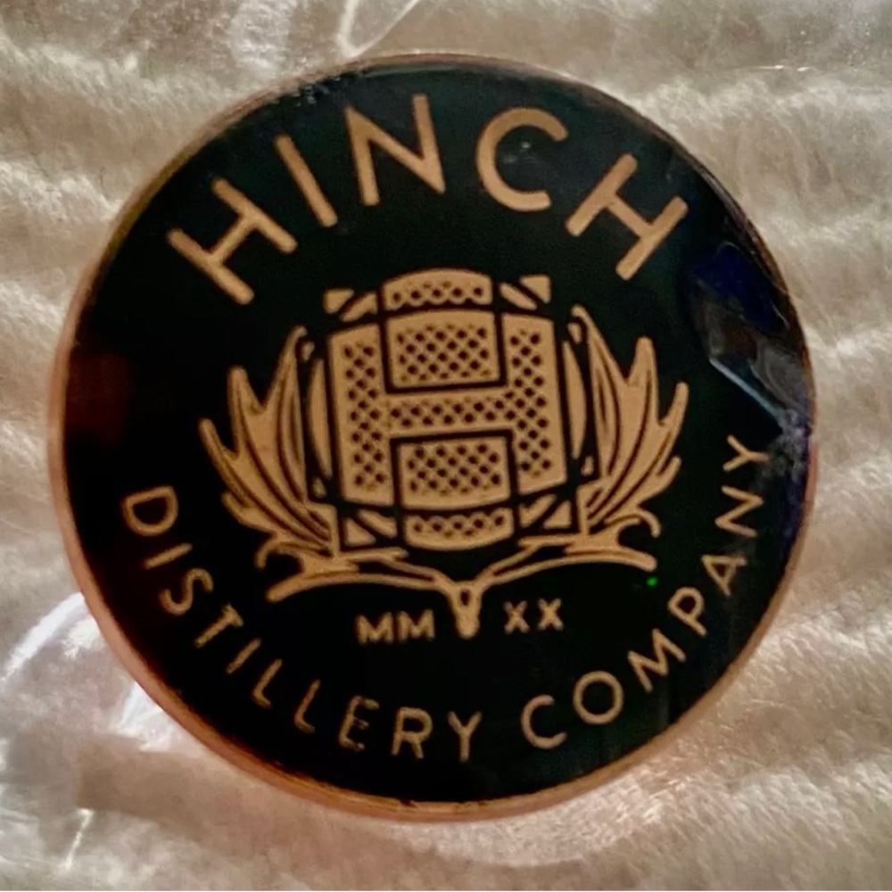 Hinch Irish Whiskey Distillery Lapel or Hat Pin in package
